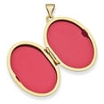 thumbnail image 2 of 14k 26mm Oval 1/2 Hand Engraved Locket in 14k Yellow Gold, 2 of 3