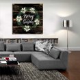 thumbnail image 5 of Epic Art 'Merry Christmas Poinsettia Wreath' by Cindy Jacobs, Acrylic Glass Wall Art, 36"x36", 5 of 8