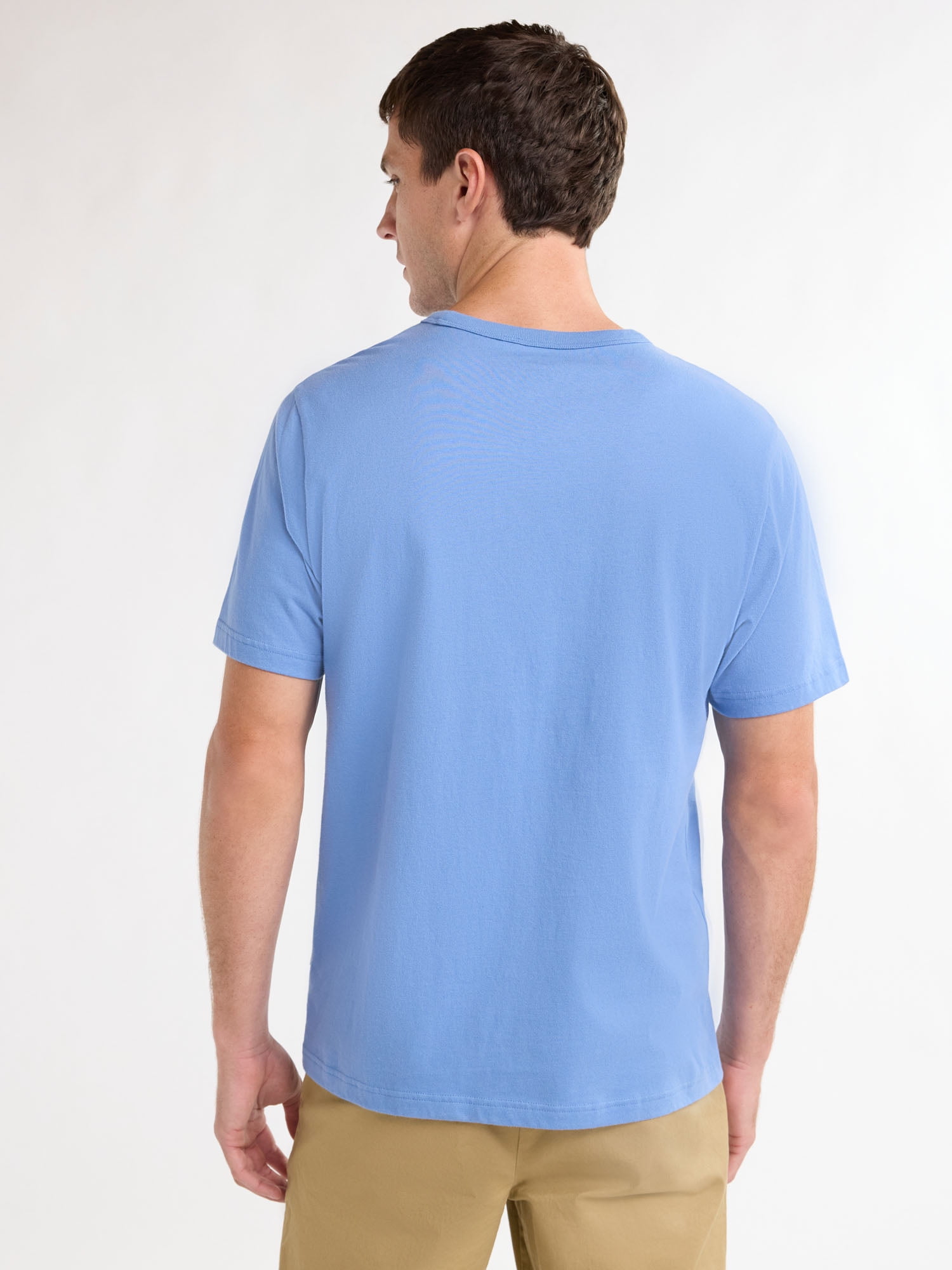 Free Assembly Men’s Everyday Cotton Tee with Short Sleeves, Sizes S-3XL