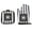 3, variant on Cooking Baking Gloves Oven Mitts Microwave Oven Gloves Home Kitchen Tool Potholder Pad for Cooking Baking Grilling