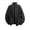 Black, variant on Gamivast Cardigan Sweaters for Men Zip Up Stand Collar Chunky Ribbed Knitwear Drop Shoulder Fall Winter Warm Outerwear Jacket