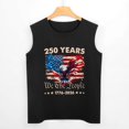 thumbnail image 3 of We The People – 250 Years Men'S Muscle T-Shirt, Sleeveless, Muscle Tank Tee Top 3XL, 3 of 7