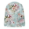 thumbnail image 5 of yoeyez Fall Cardigans for Women Vintage Floral Print Sweater Long Sleeve Knit Sweater Cardigans Button Down Retro Graphic Coats Multicolor,S, 5 of 6