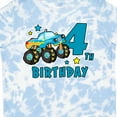 thumbnail image 4 of Inktastic 4th Birthday Monster Truck Boys Toddler T-Shirt, 4 of 5