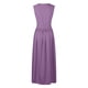thumbnail image 5 of Vestido de manga larga con abertura cruzada y cuello en V de color sólido a la moda para mujer Fridja  hjkh5500, 5 of 8