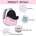 thumbnail image 4 of Cute Axolotl Student Backpack Waterproof Durable School Bag with Kawaii Colorful Cartoon Axolotl Print, Adjustable Straps, Breathable Padding, Large Capacity for School and Travel, 4 of 6