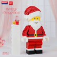 thumbnail image 5 of Bloques de construcción de muñeco de nieve con forma de diamante, 1910 piezas, figuras de acción de Papá Noel, ladrillos de construcción, ensamblaje DIY, regalo de Navidad, juguete para niños, 5 of 5