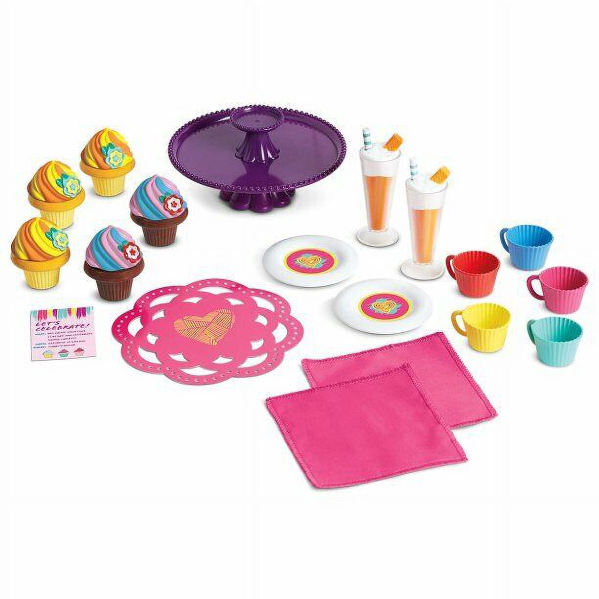 American Girl - Gabriela McBride - Gabriela's Colorful Cupcake Set for 18-inch Dolls of 2017