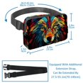 thumbnail image 3 of Wolf Lightweight Adjustable Waist Pack with Extension Strap for Unisex, Fanny Packs, Fanny Bag, 3 of 7