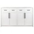 thumbnail image 6 of KBC Palisade 60" Kitchen Island Cabinet  w/ Engineered Marble Waterfall in White, 6 of 7
