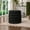 7#Black,Boucle, variant on Fuji 19" Oversized Round Storage Ottoman,Ebony Black Boucle,Black Boucle Furniture Primary Living Space Ottomans