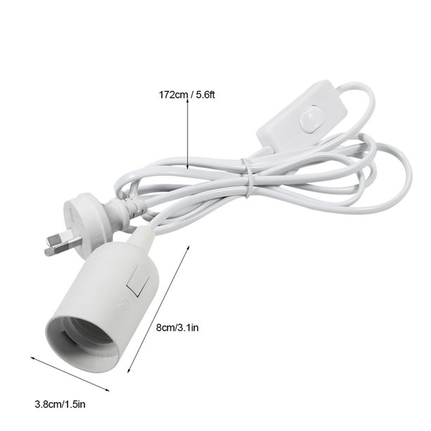 Light bulb sale socket with cord
