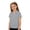 0#Grey153, variant on Lullu Toddler Girls Polo Shirt Short Sleeve Golf Shirt School Uniform Tshirt, Sizes 3-4