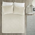 thumbnail image 3 of Home Essence Wiley 3 Piece Reversible Coverlet Set, Full/Queen, Cream, 3 of 6