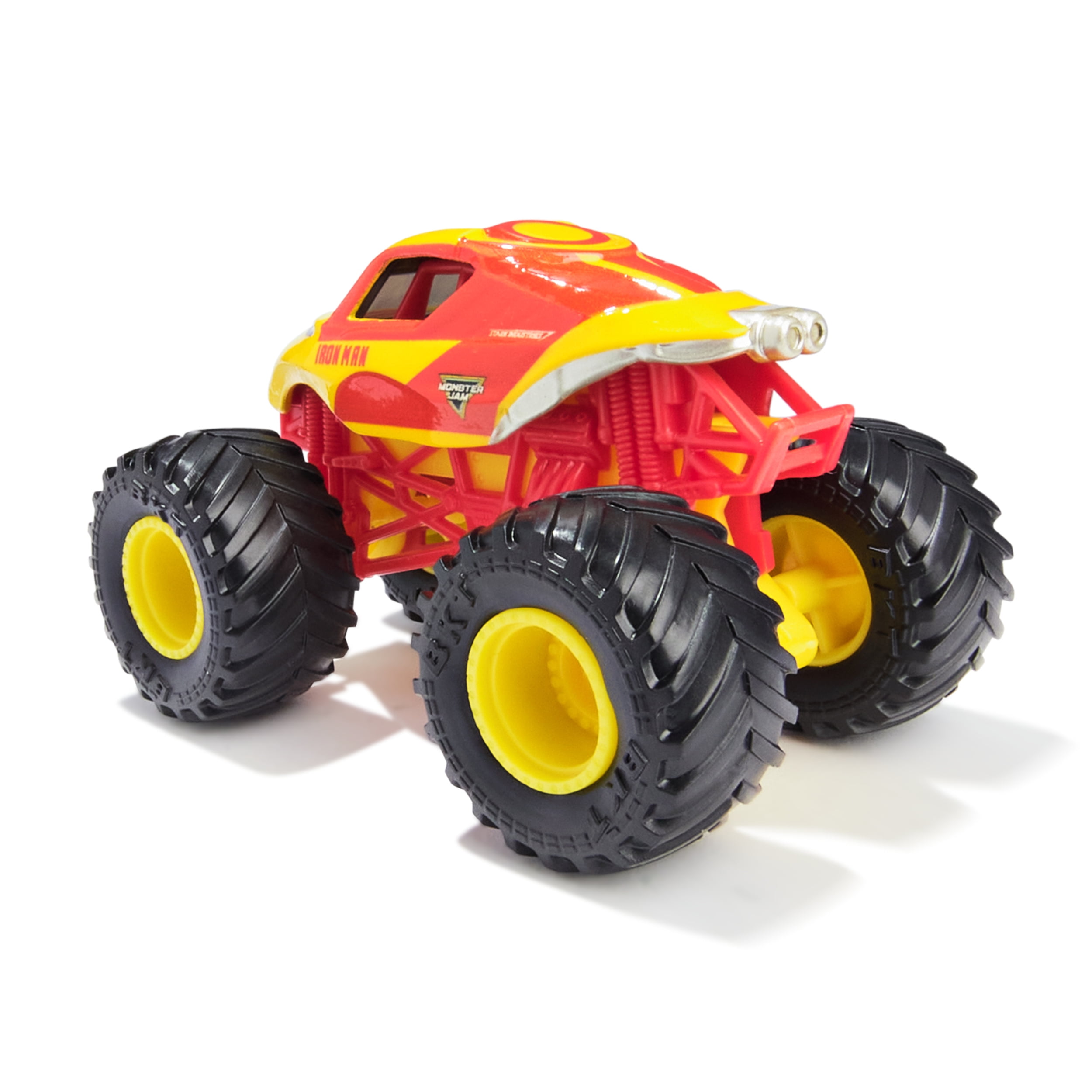Monster Jam, Marvel Official Iron Man Monster Truck, Die-Cast Vehicle, 1:64 Scale, Super Hero Kids Toys for Boys Ages 3 and up