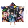 thumbnail image 2 of My Hero Academia Wearable Blanket Cloak Arctic Velvet Hooded Blanket Soft Fuzzy Hoodie Blanket Cape for Adults Kids 50"x60", 2 of 8