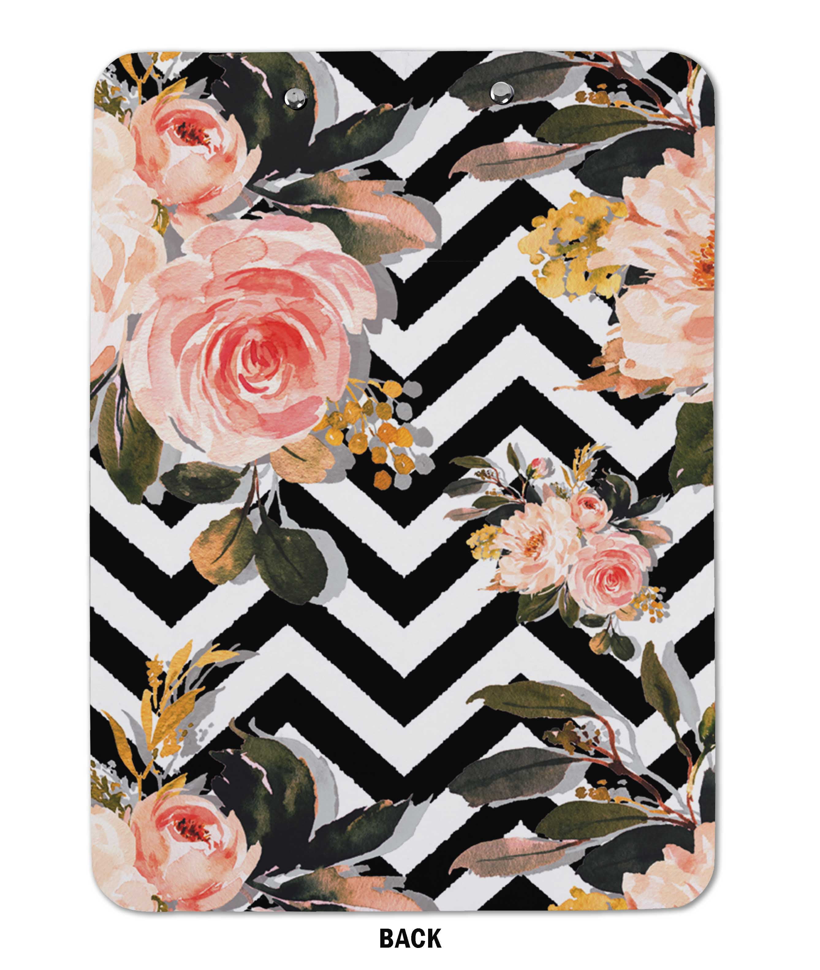 Inkdotpot Dry Erase Double Sided Clipboard Florals Printed Paperboard Clipboard With Free Marker & Duster