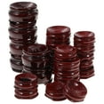 thumbnail image 2 of KAKOWELY Wood Crystal Sphere Stands Dark Red For Collectors 24Pack 1.65X1.65X0.87In, 2 of 11