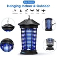 thumbnail image 3 of AENKYO Bug Zapper Outdoor Waterproof - 4200V High Power Electric Mosquito Killer for Garden, Patio, Backyard, Insect Zapper for Home Use (Black), 3 of 10
