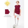 thumbnail image 3 of AIR-Boy's 3 Pack Athletic T-Shirts, Kid's Short Sleeve Quick Dry Tech Workout Tees, Gym Exercise Stretch Fabric Tops, 3 of 4