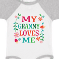 thumbnail image 4 of Inktastic Granny Loves Me Girls Girls Baby Bodysuit, 4 of 5