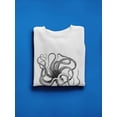 thumbnail image 3 of Common Octopus Sketch Sweatshirt Women -Image by Shutterstock, Female 4X-Large, 3 of 4