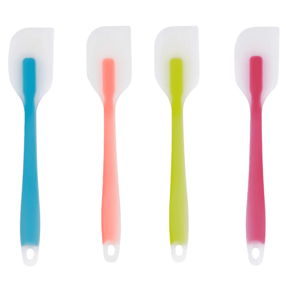 4 Espátulas Miserable Silicon Reposteria Cocina Decorar 21cm