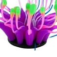 thumbnail image 7 of Soft Silicone Glowing Aquarium Simulation Coral 4cm Height Aquatic Artificial Coral Purple, 7 of 7