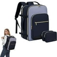 thumbnail image 2 of Goohae Luggage Backpack, Multicolor Travel Backpack Set, 40L Travel Backpack with 3 Packing Cubes, Approved Carry-On Luggage, Laptop Compartment for Overnight, 2 of 8