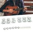thumbnail image 4 of Guitar Locking Tuners, Fashionable Guitar String Tuning Peg Zinc Alloy Semi Closed  For Music Class, 4 of 8