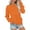 Orange, variant on Vedolay Hoodless Sweatshirts for Women Casual Pullover Long Sleeve Basic Crew Neck Sweatshirt Green,2XL