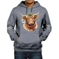 thumbnail image 1 of MHFRRA Sudadera con Capucha Informal de Manga Larga, Suave, Cómoda y Ligera, Ropa de Calle de Moda para Uso Diario Gris, 1 of 3