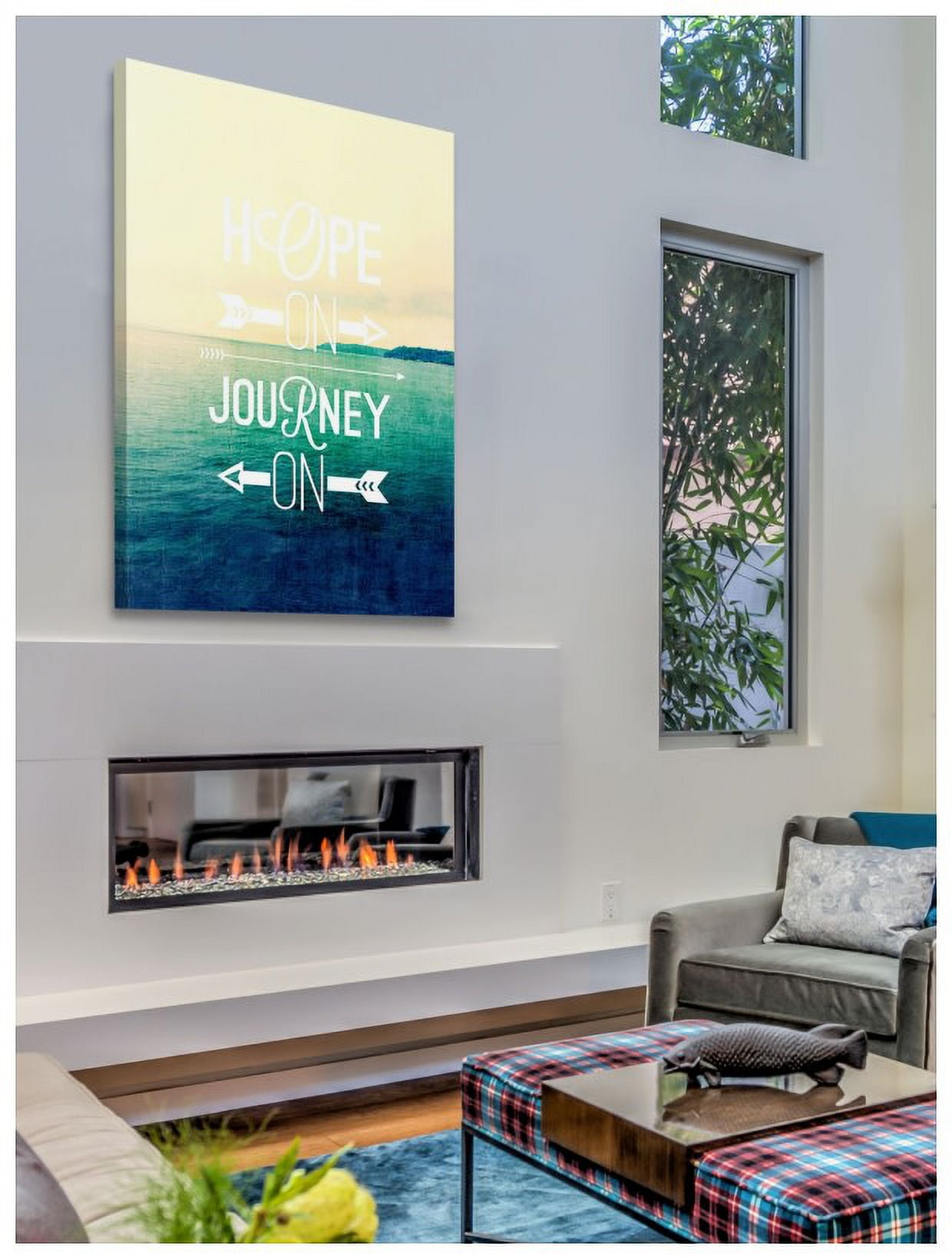 Marmont Hill "Hope on Journey on" Sylvia Cook Painting Print on Canvas