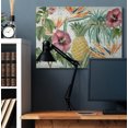 thumbnail image 2 of Stupell Home Décor Tropical Flower Pineapple Wood Texture Design Canvas Wall Art by Kim Allen, 2 of 6