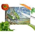 thumbnail image 2 of Caroline's Treasures Shrimp Boat 101 Glass Cutting Board Large, 2 of 2