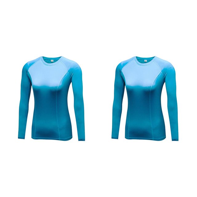Qarigey Camiseta Base Ropa interior térmica Manga larga Tops cálidos Camiseta Ropa térmica amigable con la piel Ropa deportiva para mujer de Type5 NO5