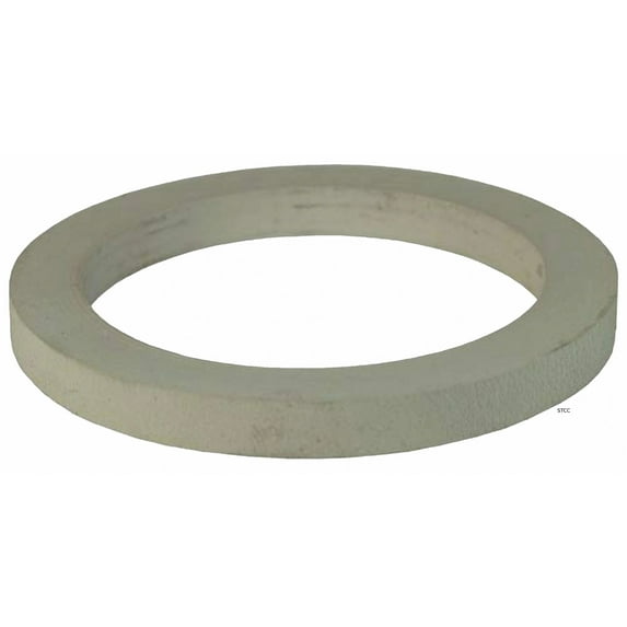 6" Camlock Gasket, Cam and Groove, Food Grade White Buna, (1 gasket)