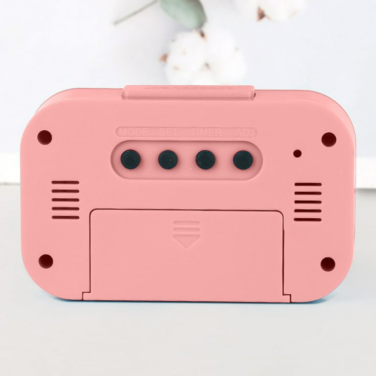sruoe Alarm Clock, Clock Alarm Bedside, Clock Alarm Digital, Alarm Clocks  for Bedrooms, Small Alarm Clock, Vibrating Alarm Clock, Projection  Rectangular, Plastic - Walmart.com
