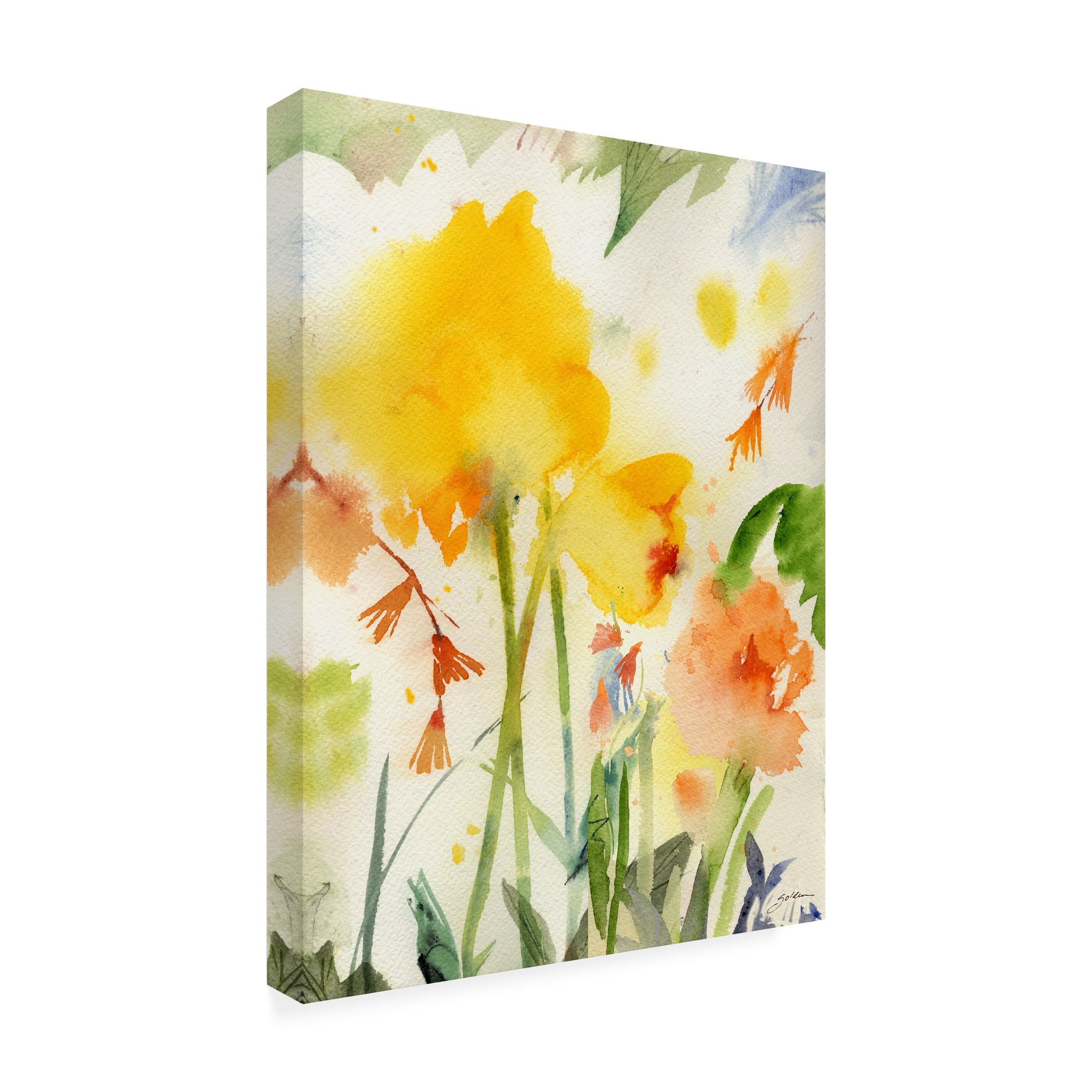 Sheila Golden 'Garden Yellows' Outdoor All-Weather Wall Decor