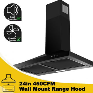Range Hood 36-inch Wall Mount Vent Hood Stainless Steel Ducted