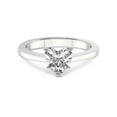 thumbnail image 3 of IGI Certified 2 Carat Heart Shape Lab Grown Diamond Engagement Ring | 14K White Gold | Demi Four Prong Lab Diamond Ring | FG-VS1-VS2 Quality Friendly Diamonds, 3 of 5