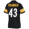 thumbnail image 3 of Women's Mitchell & Ness Troy Polamalu Black Pittsburgh Steelers Legacy Replica Team Jersey, 3 of 3