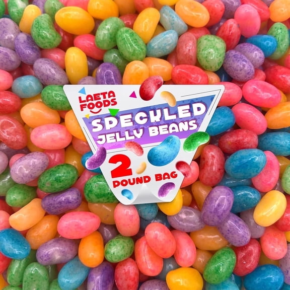Speckled Jelly Beans Candy, (2 pound bag).