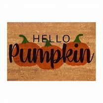 DERONA Fall Porch Decor Outdoor Rug Home Essentials Pumpkin Doormat Indoor Entrance Welcome Mats for Front Door Thanksgiving Decorations Outdoor Entrance Rugs