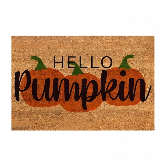DERONA Fall Porch Decor Outdoor Rug Home Essentials Pumpkin Doormat Indoor Entrance Welcome Mats for Front Door Thanksgiving Decorations Outdoor Entrance Rugs