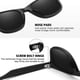 thumbnail image 3 of Gafas de sol MEETSUN Polarized Classic Retro, 2 unidades, C3, color negro mate, 3 of 6