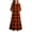 Orange, variant on Atogsazn Girl's Summer Plaid Maxi Dress Kids Casual Flowy Ruffle Short Sleeve Dresses Tiered Sundress Black 9-10 Years Fashion