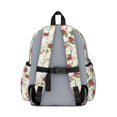 thumbnail image 3 of Pioneer Flower Floral Print Pattern Backpack for School, Cute School Bag with Adjustable Shoulder Straps and Padded Back, 13.4"x11"x4.7", 3 of 5