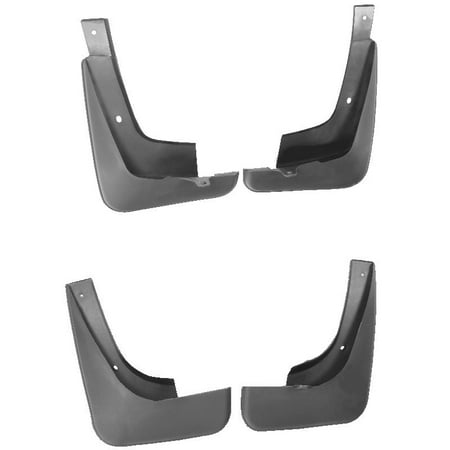 Front Mud Guard - Splash Guard Front Rear Mud Flaps Fender Mudguard 4 PC For Toyota Camry 02-06