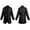X-201Black, variant on FAOWME Kids Boys Halloween Coat Long Sleeve Stand Collar Solid Color Print Buttons Classic Vintage Coat For School Musical,Black,6-7 Years